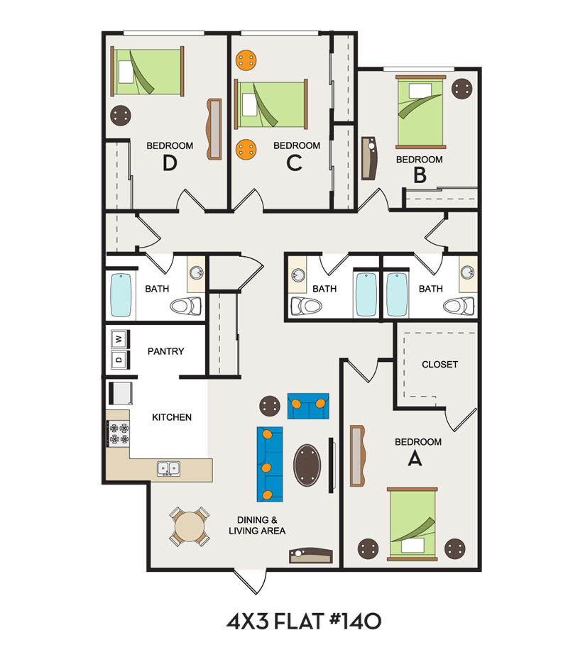 2120 Cowell Blvd. Studio-5 Beds Apartment, Townhouse, Student, Market Rate, Smoke Free for Rent - Photo Gallery 25